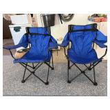 Blue Greatland bag chairs (2)
