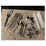 Shrimp forks, corn forks, cocktail/tea spoons,