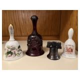Ruby Cape Cod bell cologne bottle, Lewis, Iowa