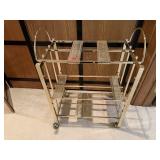 Rolling gold storage cart