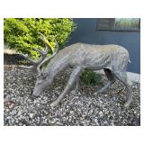 Deer yard statue