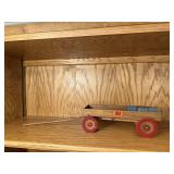 Wooden wagon, blocks