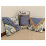 Tailored throw pillows (3)
