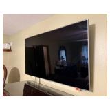 Samsung 55" television, remote control