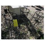 Wire plant stands (3)