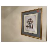 White Iris floral artwork