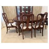 Keller dining set, table, chairs (6)