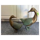 Pair of garden geese