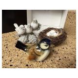 Goebel, decorative birds, bird nest