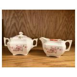 China cream & sugar set