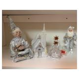 Christmas decorations, elf, Santa Claus, church,