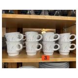 Noritake stoneware cups (16)