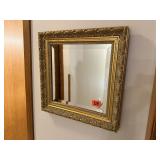 Beveled wall mirror