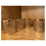 Gold lattice rocks glasses, (4)
