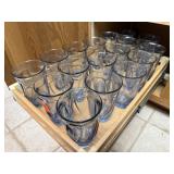 Blue drinking glasses (17)