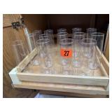Plastic stemless champagne flutes (14)