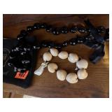 Bank bag, Hawaiian beads