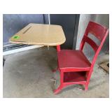 Red youth desk
