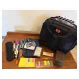 Travel bag, office supplies