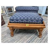 Navy ottoman