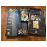 The Quiet Man John Wayne book, VHS movie set