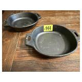 Pampered Chef cast iron single serving skillets