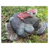 Concrete turkey yard decoration
