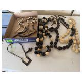 Hawaiian, shell, beaded necklaces, costume