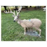 Concrete deer yard decoration