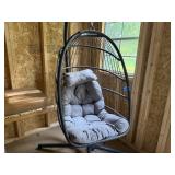 Hanging egg chair