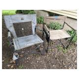 Folding lawn chairs (2)