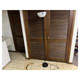Black floor lamp