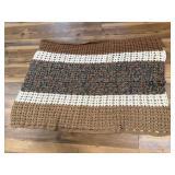 Knitted shawl/afghan