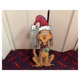 Grinchy holiday decoration