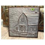 Galvanized metal barn picture