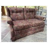 Paisley loveseat;