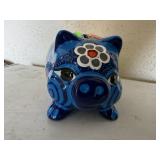 Handpainted piggy bank
