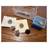 1934 Parker school, assorted lapel pins