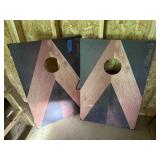 Cornhole boards, no bean bags included