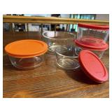 Pyrex storage bowls (5)