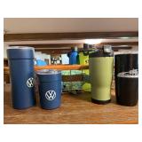 Give Thanks & Praise wire basket. travel mugs,