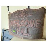 Welcome Fall metal sign