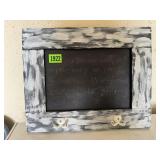 Distressed chalkboard