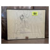 Walt Disney Captain Hook illustration artwork