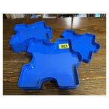 Jigsaw puzzle trays