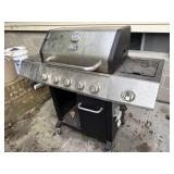 Propane grill, tank, utensils, cover included