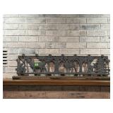 Cast iron woodland bench insert
