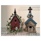 Rustic birdhouses (2)