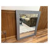 Mosaic beveled wall mirror