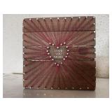 Love You More heart string art
